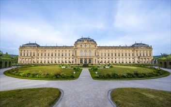 Court Garden with Residence Palace