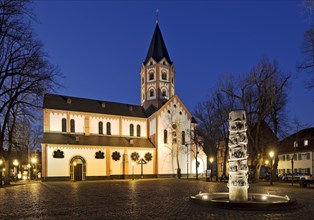 Basilica of St. Margaret in the evening