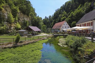 Wimsen mill on the course of the Ach river