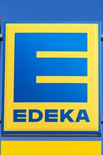 Edeka Logo Symbol Sign Supermarket Food Store Shop in Germany