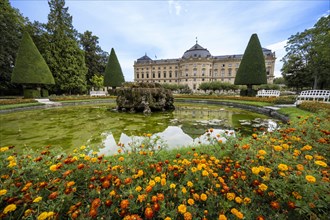 Court Garden with Residence Palace