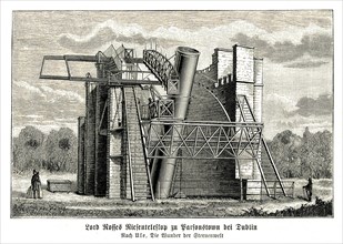 Lord Rosses giant telescope at Parsonstown near Dublin