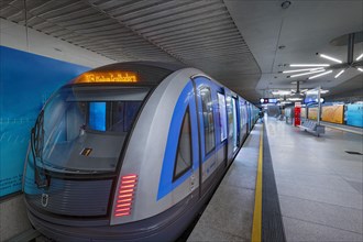 New subway at Garching-Forschungszentrum subway station