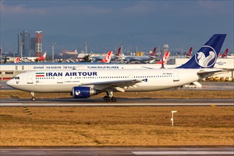 An Airbus A300-600 aircraft of Iran Airtour with registration EP-MNN at Istanbul airport