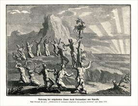Worship of the Rising Sun by Native Americans