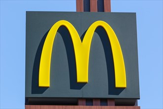 McDonalds logo symbol sign McDonald's restaurant Mc Donald's Mc Donalds in Germany