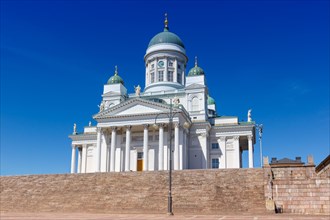 Cathedral Church Tuomiokirkko Text Free Space Copyspace Travel Tourism in Helsinki