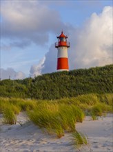 Red-white lighthouse List-Ost in the dunes