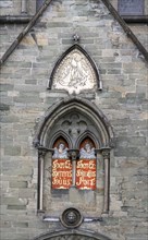 Window niche with angel paintings