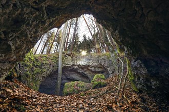 Collapsed cave near Elbersberg chapel