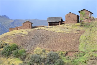Adobe houses on a hill