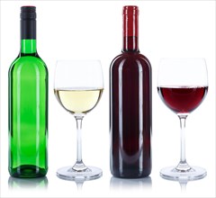 Wine bottles wine glasses wine bottles glasses red wine white wine alcohol exempt exempt isolated
