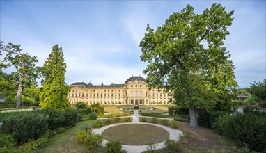 Court Garden with Residence Palace