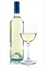 Wine Bottle Glass Wine Bottle White Wine White Wine cut out Isolated