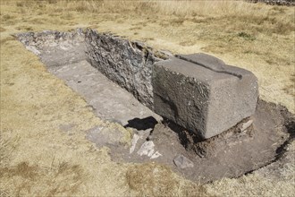 Inca sacrificial stone