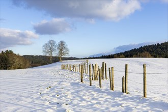 Winter landscape near Alfdorf