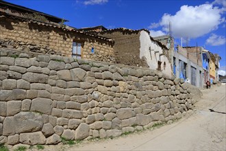 Inca wall in the village