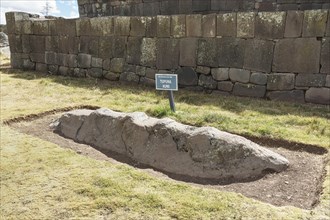 Inca measuring stone