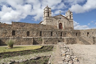 Inca Sun Temple with attached cathedral from the colonial period