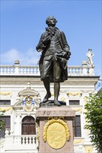 Monument of Johann Wolfgang Goethe on the Naschmarkt