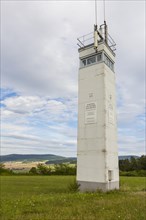 Former GDR observation tower at the inner-German border