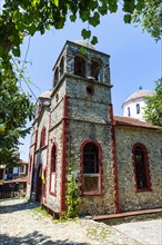 Church in the mountain village Palaios Panteleimonas
