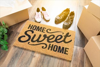 Home sweet home welcome mat