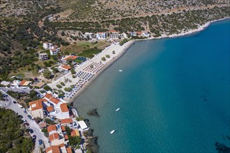 Aerial of Psili Ammos beach