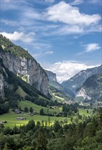 Lauterbrunnen Valley with Staubbach Falls