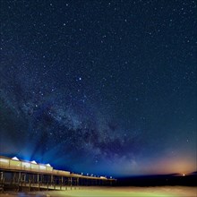 Milky Way over Grand Pier in Teignmouth