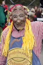 Portrait mask of Swabian-Alemannic carnival
