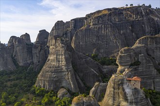 Anapavsas Monastery at sunset