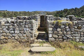 Ruins of the Inca culture at the stone of Sayhuite