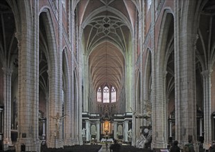 Nave of St Bavo Sint Baafs Cathedral