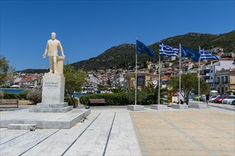 Statue in Samos town