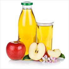 Apple juice apple juice apples bottle fruit juice square isolated cutout