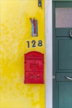 Letterbox and house number