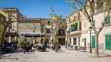 Typical Mallorcan square