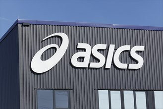 Logo Asics at the German headquarters