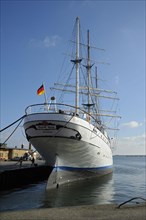 Gorch Fock I in the harbour of Stralsund