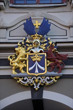 Coat of arms at Stralsund town hall