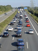 Traffic jam on motorway A42