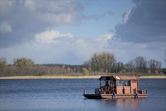 Houseboat on the Woblitzsee