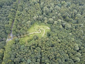 View from hot air balloon