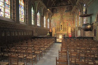 Interior of the Gothic Chapel of the Holy Blood Heiligbloedkapel on Castle Square