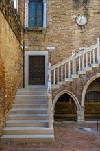 Stairs in the courtyard at Ca' d'Oro Palace
