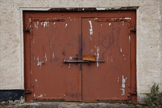 Old garage door in Loitz