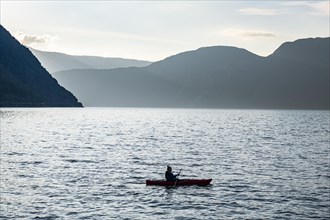 Kayaker in Eidfjord