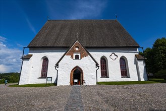 Porvoo cathedral in the wooden town of Poorvo