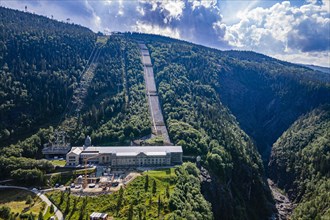 Aerial of the Hydroelectric power station